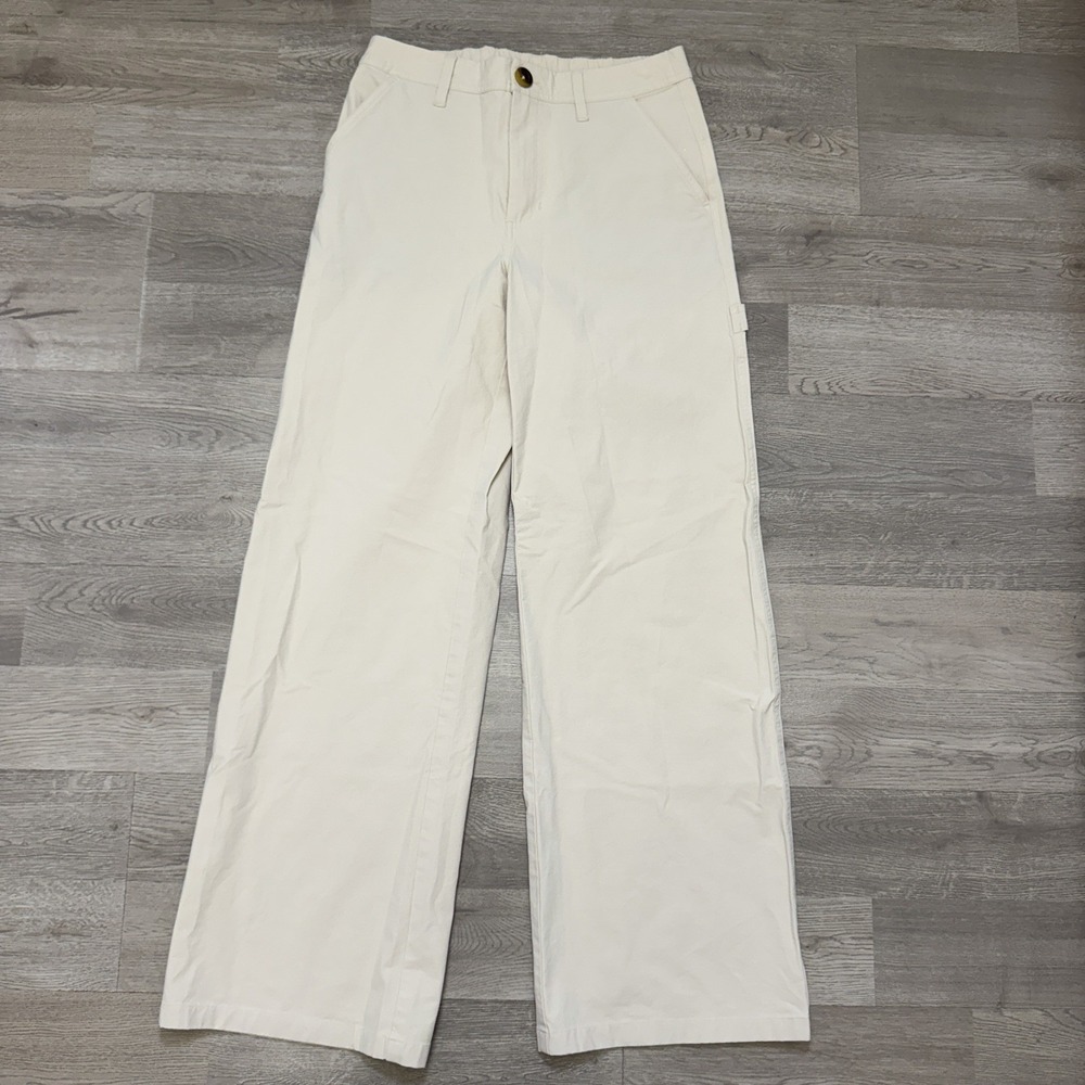 Vuori Getaway Carpenter Pants Womens S Wide Leg Baggy Utility VW4122